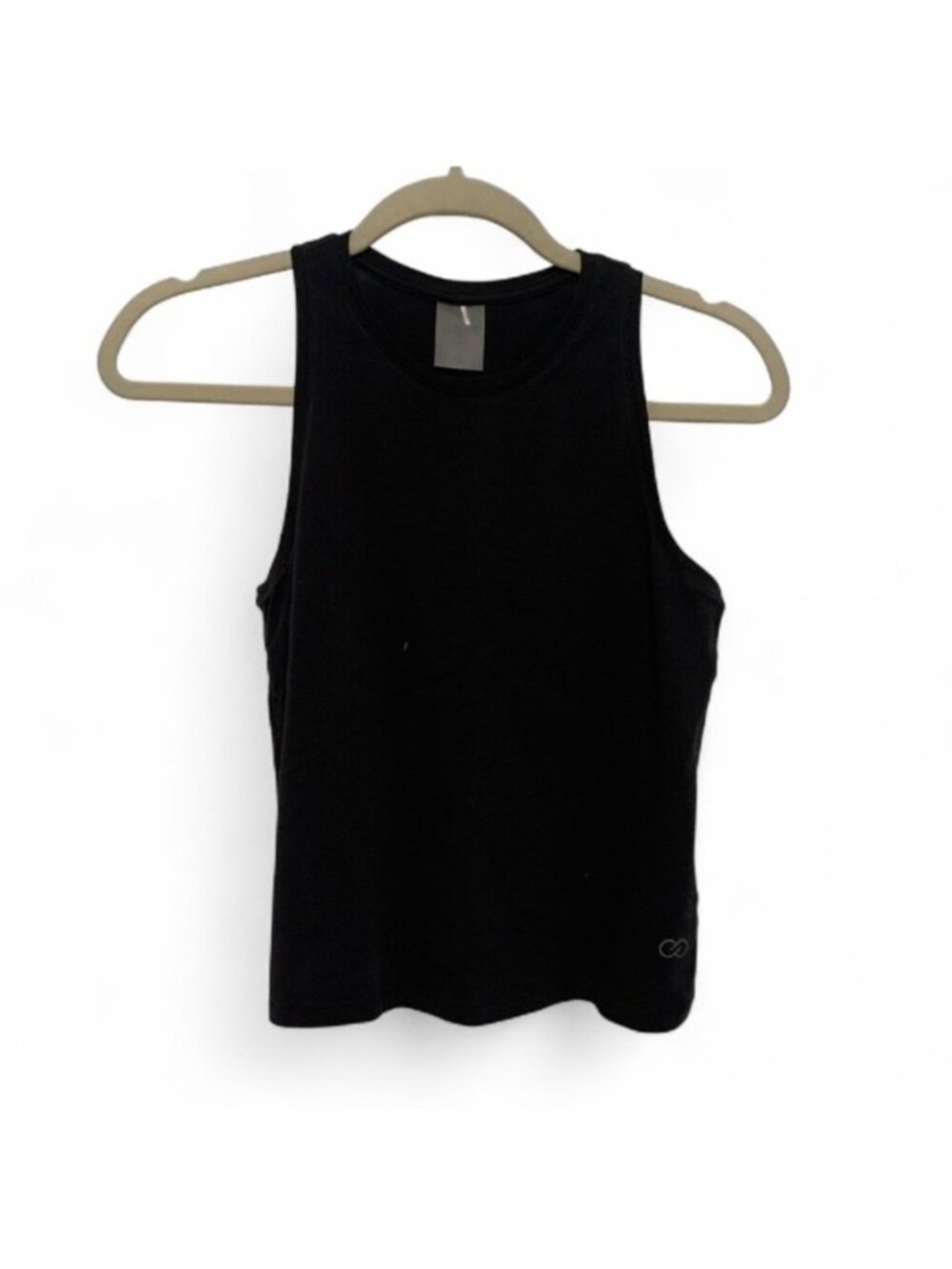 Black High Neck Tank Top
